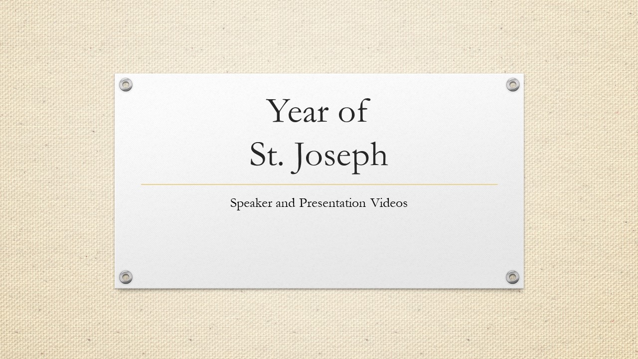 Year of St. Joseph